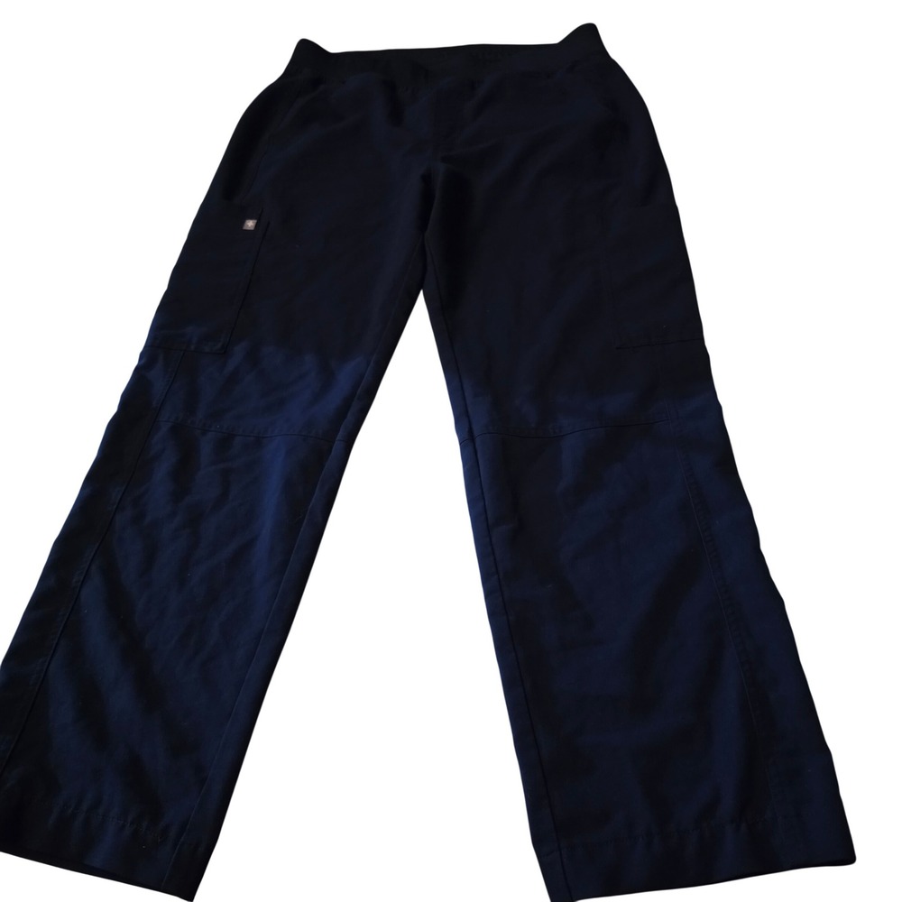 FIGS Technical Collection Mens Navy Blue Scrub Cargo Pants T2001 Size Large